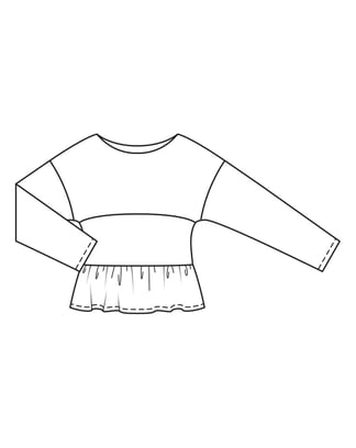 Voile Blouse n°3 C | Burda Easy n°6/2022 | PDF Sewing Pattern
