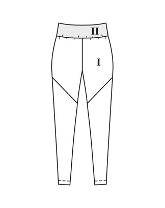 Legginsy nr 3C | Dżersej funkcyjny | Burda easy  01/23 | Wykrój PDF
