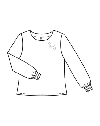 Blouse n°5849 B Automne/Hiver 2023 | Patron de couture PDF