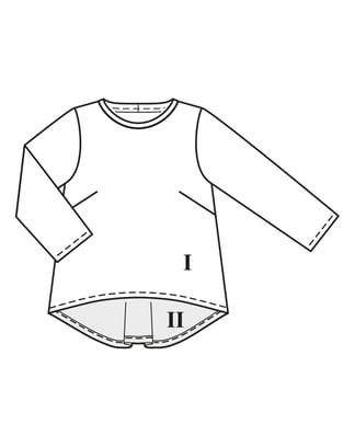 Jersey Top n°2 B | Burda Easy n°2/2023 | PDF Sewing Pattern