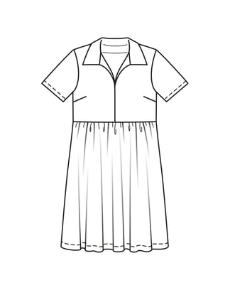 Robe & Blouse n°5829 B Printemps/Été 2024 | Patron de couture PDF