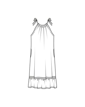 Robe en coton n°3 B | Burda Easy n°3 Mai-Juin/2023 | Patron de couture PDF