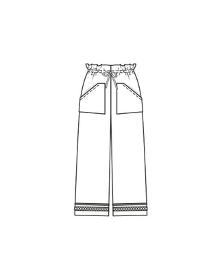 Short/Pantalon en coton n°5 B | Burda Easy n°3 Mai-Juin/2023 | Patron de couture PDF