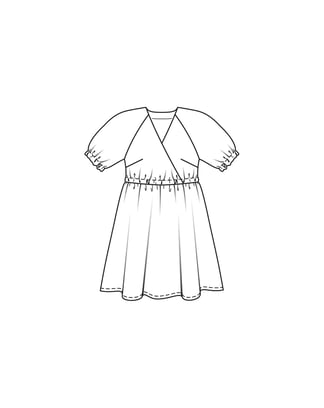 Robe n°5803 A Printemps/Été 2024 | Patron de couture PDF