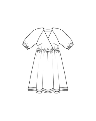 Robe n°5803 B Printemps/Été 2024 | Patron de couture PDF