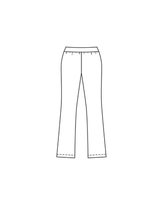 Broek #2  B | stretchfluweel | burda easy 5/2023 | PDF naaipatronen