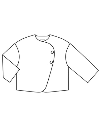 Veste en peluche n°5 A | Burda Easy n°6 Nov-Dec/2023 | Patron de couture PDF