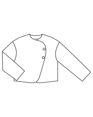 Veste en peluche n°5 B | Burda Easy n°6 Nov-Dec/2023 | Patron de couture PDF