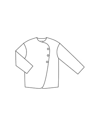 Veste en peluche n°5 C | Burda Easy n°6 Nov-Dec/2023 | Patron de couture PDF