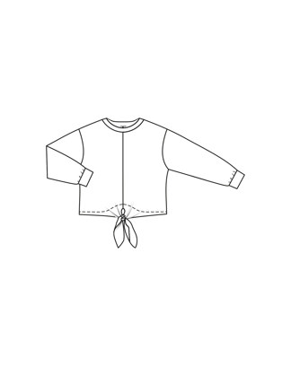 T-shirt #3  C | joggingstof | burda easy 1/2024 | PDF naaipatronen