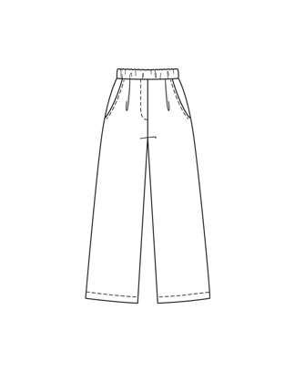 Pantalon/Short en viscose n°3 A | Burda Easy n°4 Juillet-Août/2024 | Patron de couture PDF