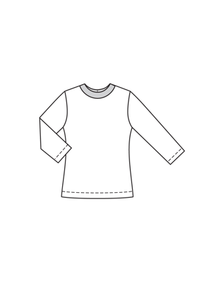 Camiseta de tela #5  B | Burda Easy 4/2024 | Patrón de costura PDF