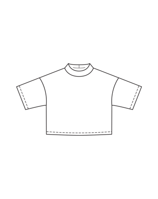 T-shirt en jersey n°3A | Burda Easy 01/26 | Patron PDF