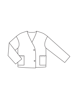 Veste en lainage n°4B | Burda Easy 01/26 | Patron PDF
