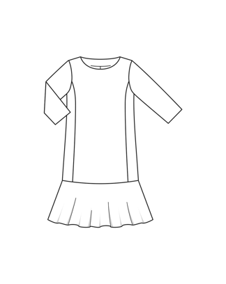 Robe en satin n°3B | Burda Easy 03/26 | Patron PDF