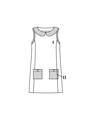 Robe en gabardine n°3C | Burda Easy 03/26 | Patron PDF