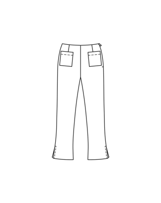 Pantalon en denim n°5C | Burda Easy 03/26 | Patron PDF