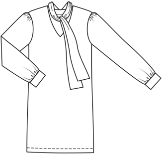 Robe en Viscose #4  C | Burda Easy 2 2018 | Patron de couture PDF