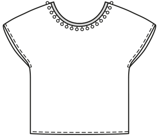 Top en Coton #1  B | Burda Easy 1 2018 | Patron de couture PDF
