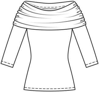Robe en Jersey #4  B | Burda Easy 1 2018 | Patron de couture PDF