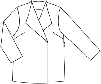Manteau en Laine #1  B | Burda Easy 4 2019 | Patron de couture PDF