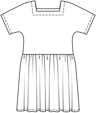 Robe en Popeline n°4 C | Burda Easy 3/20 | Patron de couture PDF