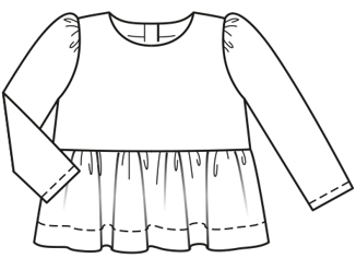 Cotton Dress 6  B| Burda Kids 2/2021 | PDF Sewing Pattern