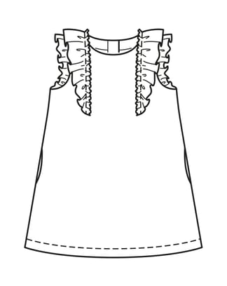 Robe en coton n° 1 | Burda Easy Kids n°1/2022 | Patron de couture PDF
