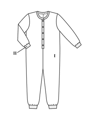 Pijama de punto #4  A | Burda Easy Kids 2/2022 | Patrón de costura PDF