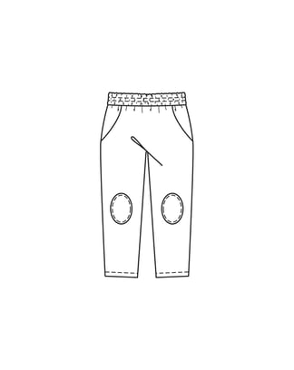 Broek #5 B | katoenen | burda kids 01/24 | PDF naaipatronen
