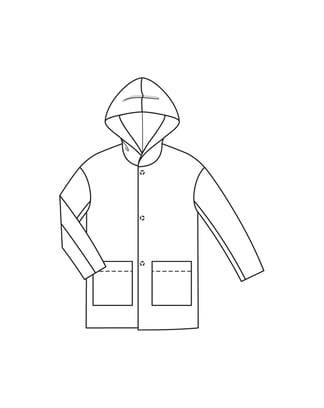Mantel #6 B | polyester | burda kids 01/24 | PDF naaipatronen