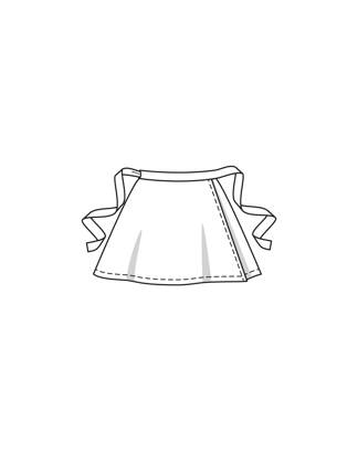 Rok #08  A | mousseline | burda kids 01/25 | PDF patroon
