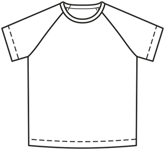 T-shirt en Jersey #7  B | Burda Kids 1 2019 | Patron de couture PDF