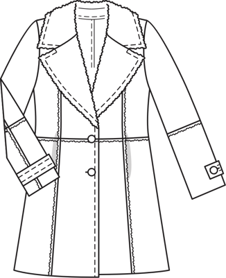 Shearling Coat 01/2010 | PDF Sewing Pattern