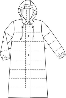 Long Parka 01/2010 | PDF Sewing Pattern