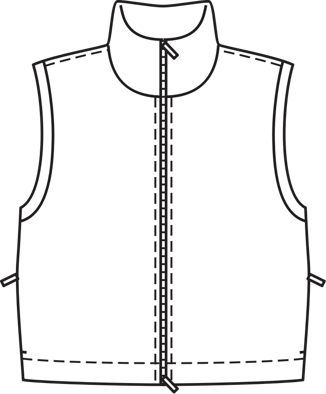 Puffy Vest 01/2010 | PDF Sewing Pattern