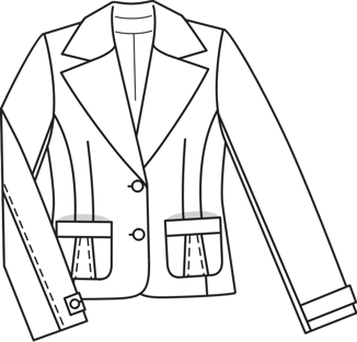 Leather Blazer 02/2010 | PDF Sewing Pattern