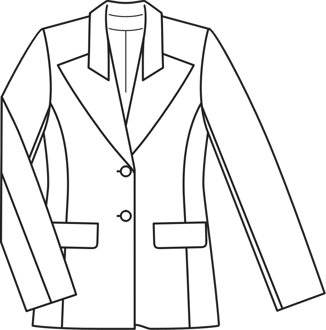 Slim Blazer 02/2010 | PDF Sewing Pattern