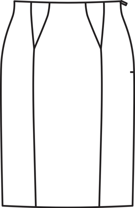 Knee Length Skirt 02/2010 | PDF Sewing Pattern