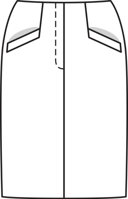 Flat Front Pencil Skirt 03/2010 | PDF Sewing Pattern