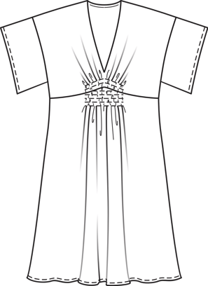 Ruched Dress 05/2010 | PDF Sewing Pattern