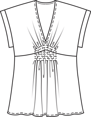 Ruched Tunic Top 5/2010 | PDF Sewing Pattern