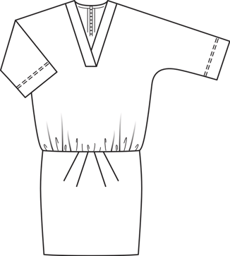 Drop Waist Dress 05/2010 | PDF Sewing Pattern