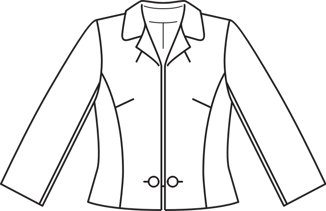 Jacket with Buttons 08/2010 | PDF Sewing Pattern