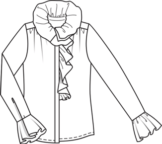 Ruffled Blouse 09/2010 | PDF Sewing Pattern