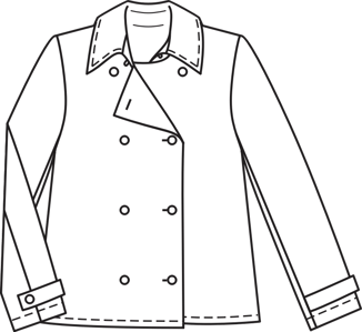 8 Button Blouse 09/2010 | PDF Sewing Pattern