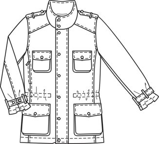 Men's Barbour Jacket 10/2010 | PDF Sewing Pattern