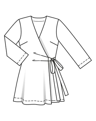 Poplin Tunic 411 | Burda Curvy 01/23 | PDF Sewing Pattern