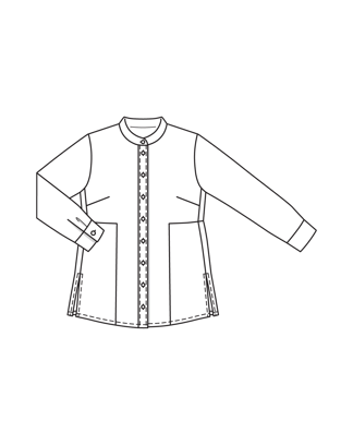 Blouse #402| viscose | burda curvy 04/24 | PDF naaipatronen