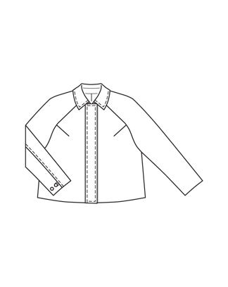 Chaqueta de lana #408 | Burda Curvy 04/24 | Patrón de costura PDF